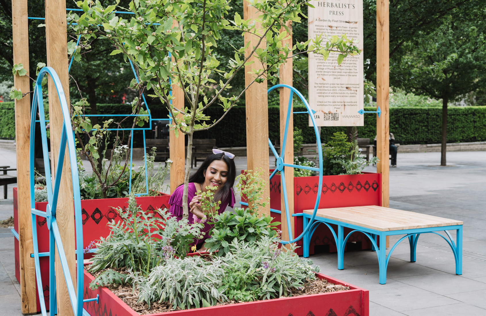 The Herbalist’s Press - a garden by Fleet Street Quarter 