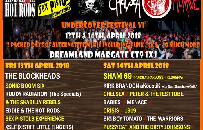 Not long now untilUndercover Festival VI @ Dreamland Margate 