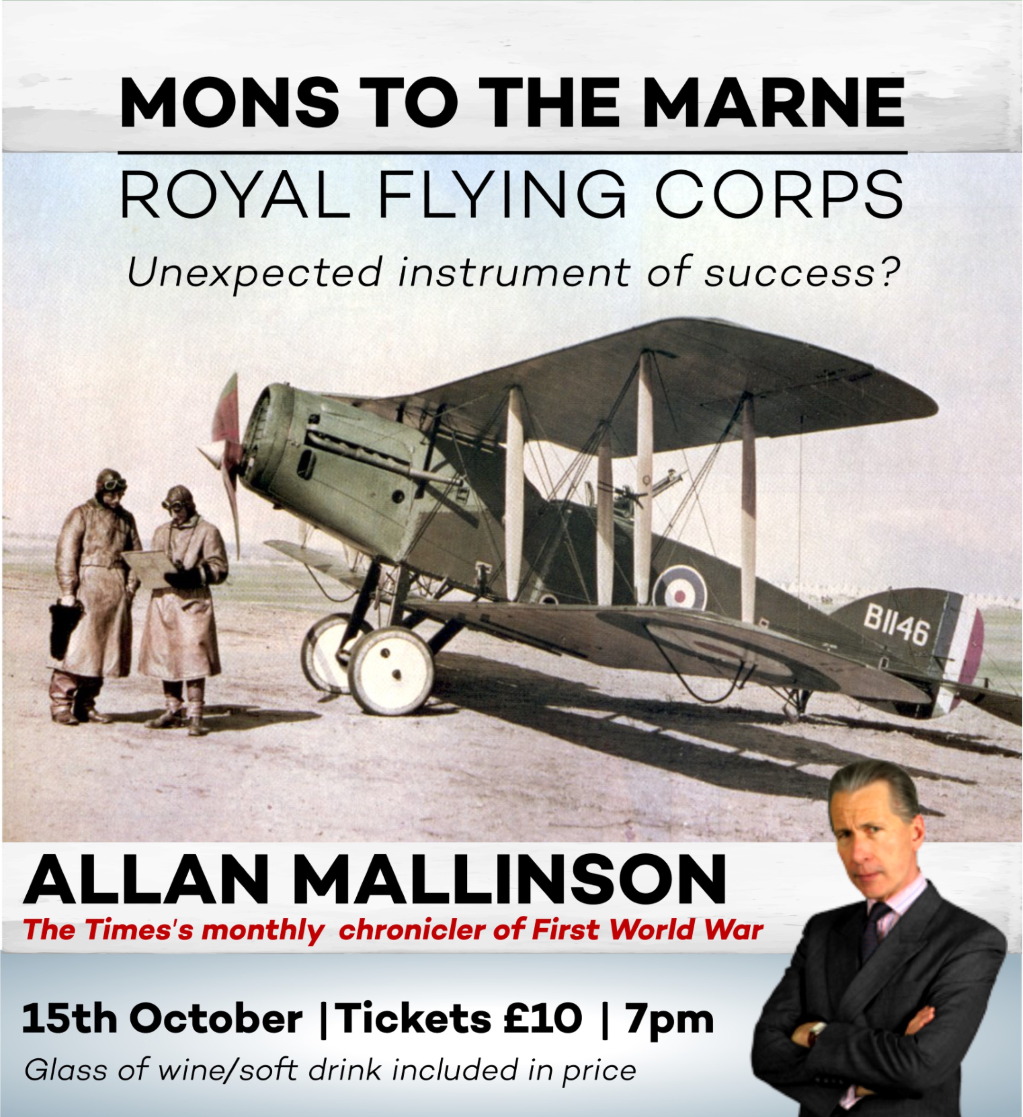 Allan Mallinson at the Museum of Army Flying