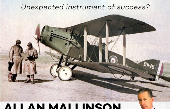 Allan Mallinson at the Museum of Army Flying