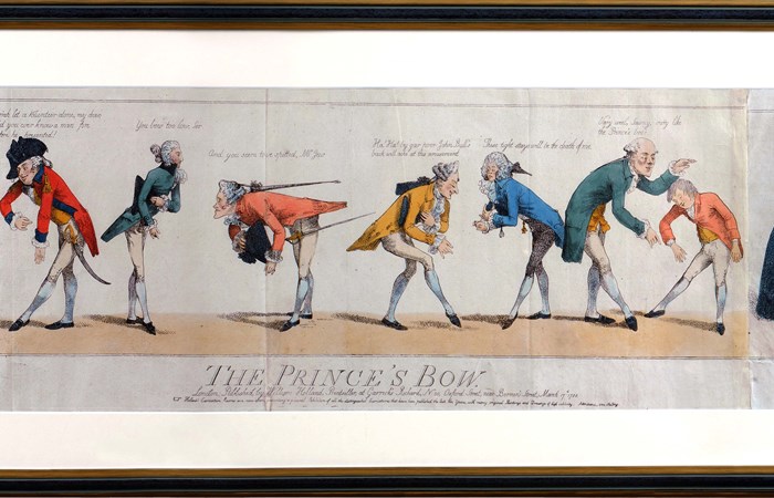 Important 6ft-Long Engraving Lampooning the Prince of Wales On Sale at Chester A