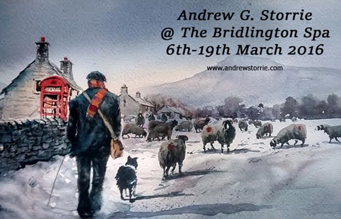 Andrew Storrie - Watercolour Exhibition - Bridlington Spa